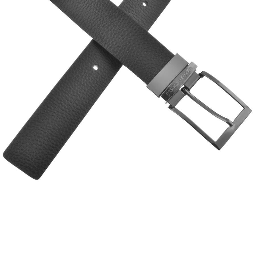 Alternative Image for ProductEmporio Armani Reversible Leather Belt Black2